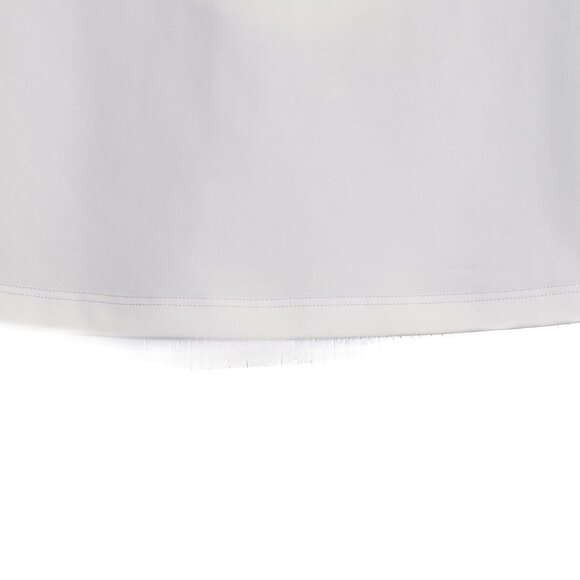 Cheer Sports Size 8 Cheerleader Crop Top White Purple Yellow Stripes Girls Sleev - Picture 8 of 8